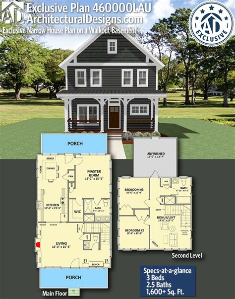 11 Modern Farmhouse House Plans With Walkout Basement Ideas In 2021