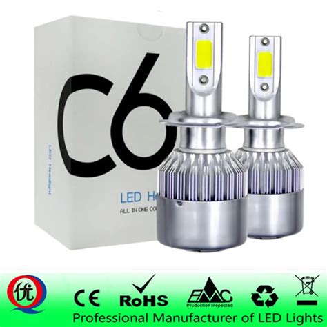 Mini Canbus Lampada H4 H7 LED Car Headlight 12V 10000LM 4300K 6000K