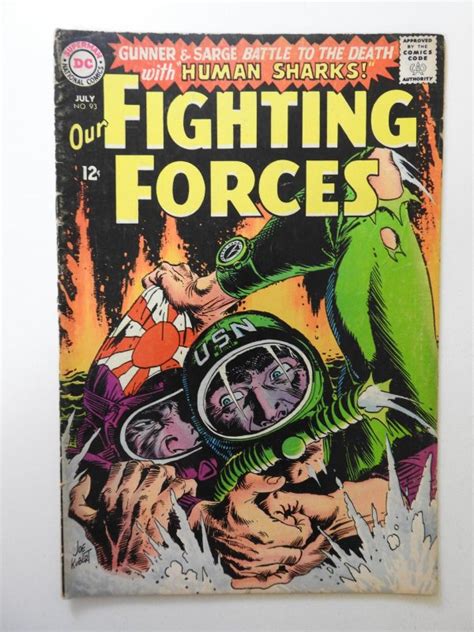 Our Fighting Forces 93 1965 VG Condition 1 In Spine Split Comic