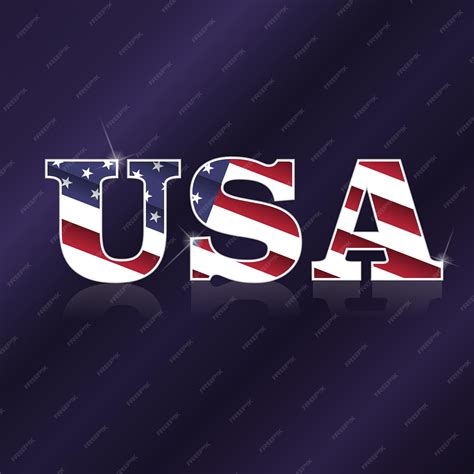 premium vector usa flag symbol