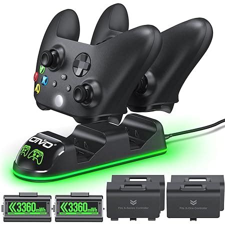 Fosmon Dual Max Chargeur Compatible Avec Manette Xbox Series X S