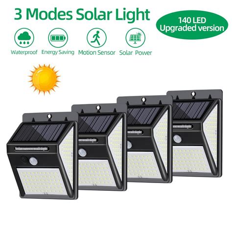 Drie Zijdig Led Solar Light Pir Motion Sensor Grandado