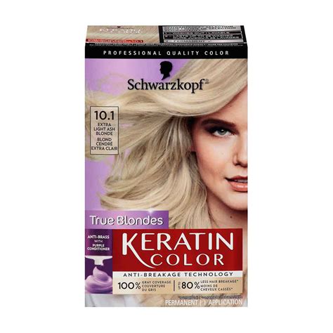 Schwarzkopf Keratin Blonde Permanent Hair Dye Platinum 48 OFF