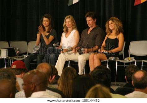 Grace Park Kate Vernon Michael Trucco Stock Photo 105144452 Shutterstock