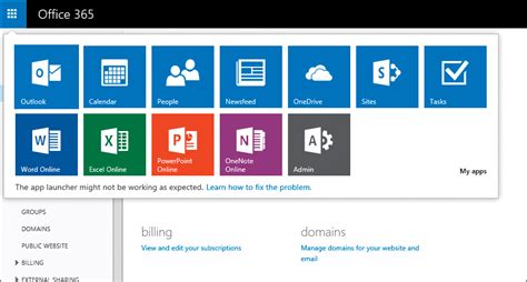 Explore The Office 365 Admin Center