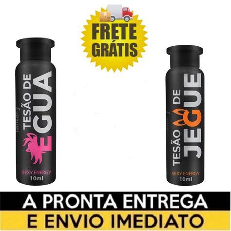 Kit TesÃo De Jegue TesÃo De Egua EnergÉtico AfrodisÍaco 10ml Sexy