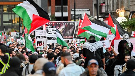 Manifestations en soutien à la Palestine Pas trop d agressivité dans