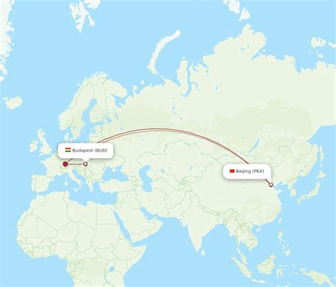 All Flight Routes From Budapest To Beijing Bud To Pkx Flight Routes