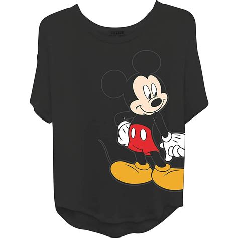 Disney Ladies Mickey Mouse Fashion Shirt Ladies Classic Mickey Mouse