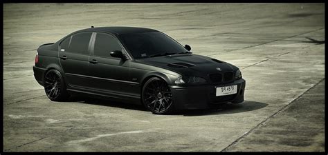 Matte Black 2003 BMW 325i | E46 sedan, Bmw, Tuner cars