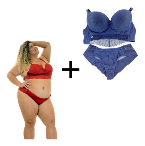 Kit Conjunto Lingerie Plus Size Atacado MercadoLivre