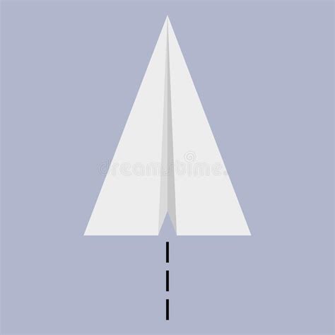 Origami Paper Airplane for Paper Design. Vector Illustration Stock Vector - Illustration of ...