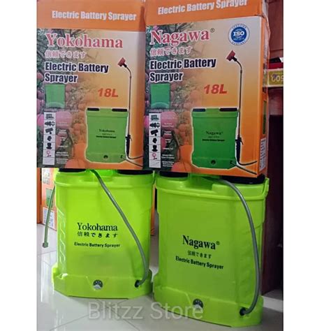 Tangki Semprot Elektrik NAGAWA Kapasitas 18 Liter Tangki Sprayer