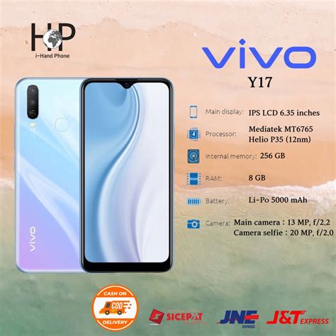 Jual Hp Vivo Y Ram Gb Handphone Murah Inci Android Baterai