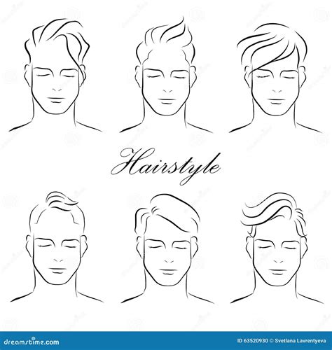 Drawing Mens Hair