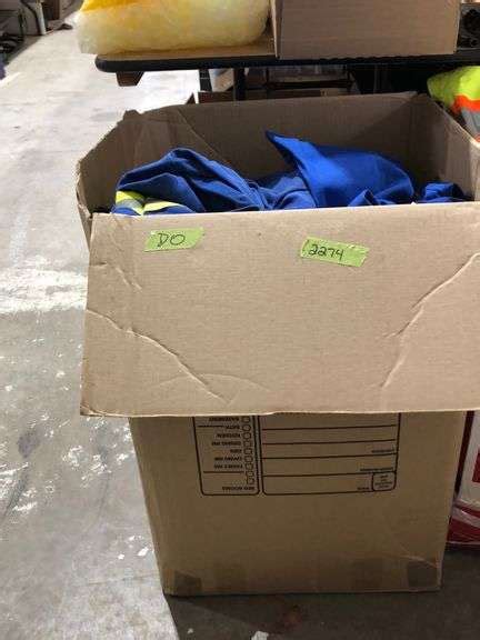 Box Of Coveralls Wild Rose Auction Services