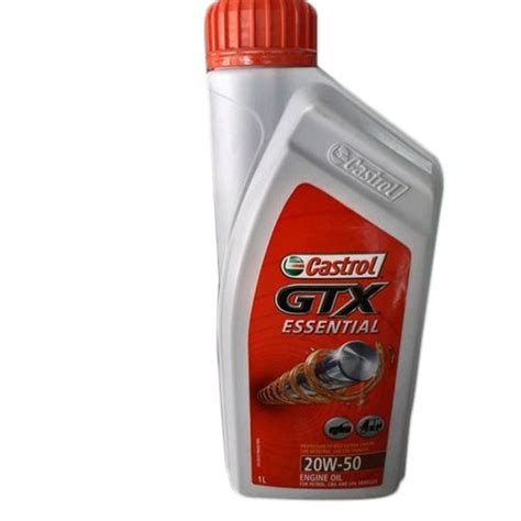 W Castrol Gtx Essential Engine Oil Bottle Of Litre