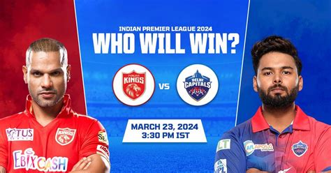 Ipl 2024 Punjab Kings Vs Delhi Capitals Win Prediction Punjab Vs