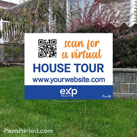 Exp Realty Yard Sign X Exp Realty Lawn Etsy