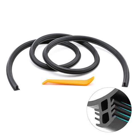 1 6M U Type Car Dashboard Edge Rubber Seal Strip Noise E9U7 Insulation