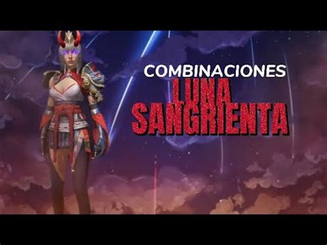 COMBINACIONES CON EL SET DE LUNA SANGRIENTA YouTube