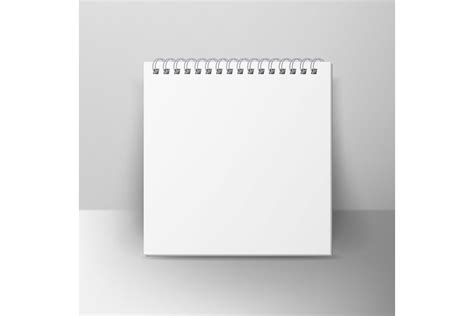 Spiral Empty Notepad Blank Mockup Graphic By Pikepicture · Creative