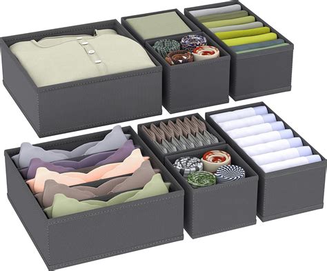 Wangirl Pack Of Underwear Drawer Organiser Foldable Fabric Wardrobe