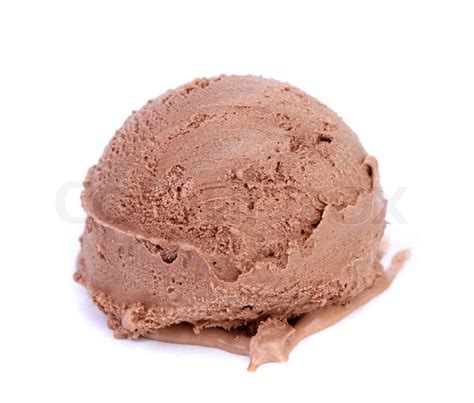 Chocolate Ice Cream Scoop | Stock Photo | Colourbox