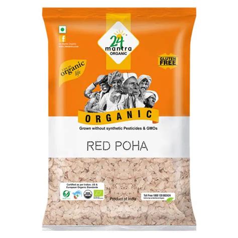 Mantra Organic Red Rice Poha Aval G Jiomart