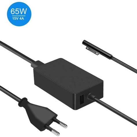 Aifulo Bloc D Alimentation 65 W Surface Pro Chargeur 65 W 15 V 4 A Bloc