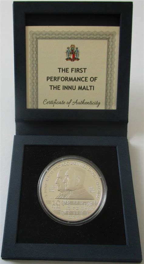 Malta 10 Euro 2022 100 Years National Anthem Innu Malti Silver Mago