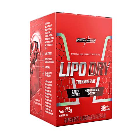 Lipo Dry Caps Integralmedica Termog Nico Para Queima De Gordura