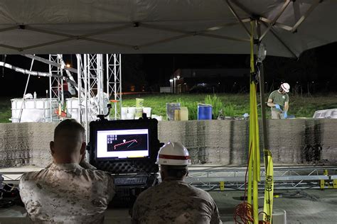 Mcsc Teams With Marines To Build Worlds First Continuous 3d Printed