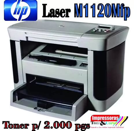 Impressoras Tons E Cores Multifuncional Laser HP MP M1120 Mfp