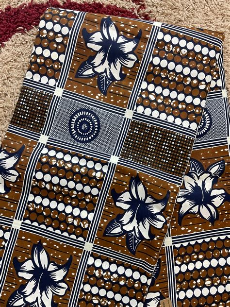 Multicolor African Fabric African Prints Ankara Fabric Etsy