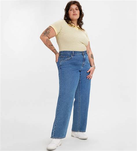 Baggy Dad Womens Jeans Plus Size Medium Wash Levis® Us