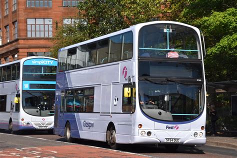 32586 SF54OUG First Glasgow Volvo B7TL Wright Eclipse Gemi Ray