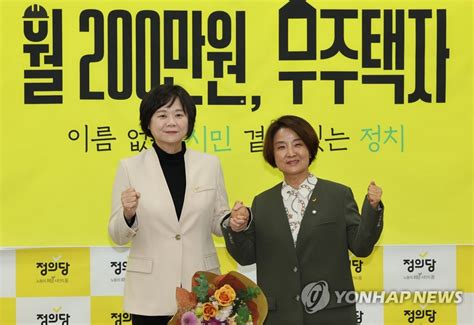 2보 정의당 새 대표에 이정미결선투표서 김윤기에 승리 연합뉴스