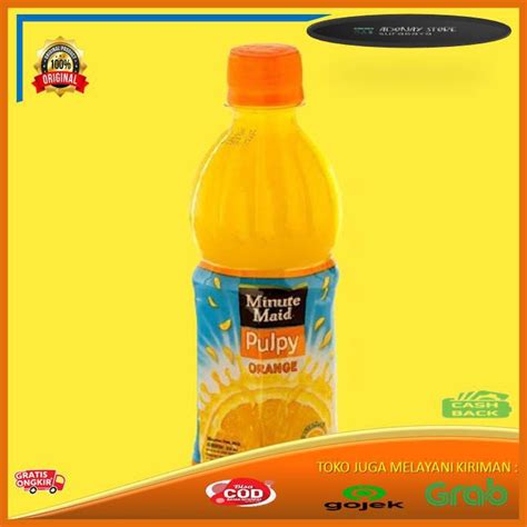 Jual Minute Maid Pulpy Orange 300ml Pet 1karton Isi 12btl Pulpy Jeruk