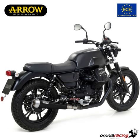 Arrow Pair Of Exhausts Pro Racing Slip Ons Inox Dark Approved For