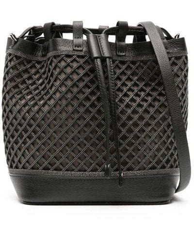 Black Brunello Cucinelli Bucket Bags And Bucket Purses For Women Lyst