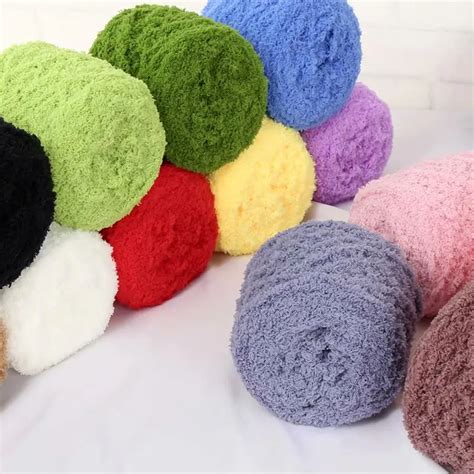 100 G Stk Fluwelen Chenille Garen Super Zachte 3ply Haak Garen Anti