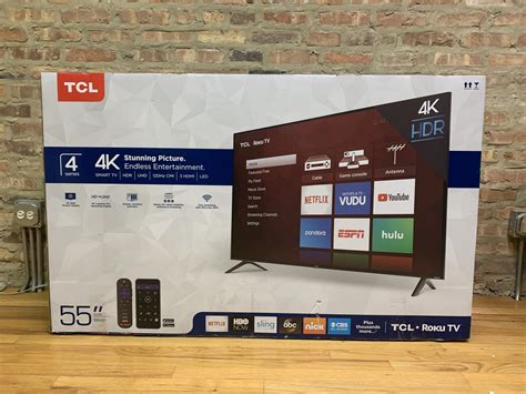 TCL 55" Class 4K UHD LED Roku Smart TV HDR - SilverEtechs