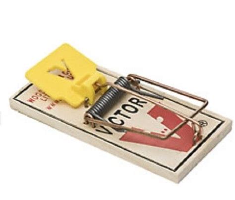 Victor Mouse Trap M325 Holdfast Snap Trap 12 Traps Yellow Pedal