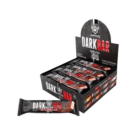 Barra Proteica Darkness Whey Bar 8unx90g Frutas Verm 4 Integralmedica