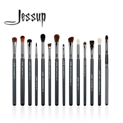 Jessup 14pcs Blacksilver High Quality Pro Makeup Brushes Set Beauty Tools Make Up Brush