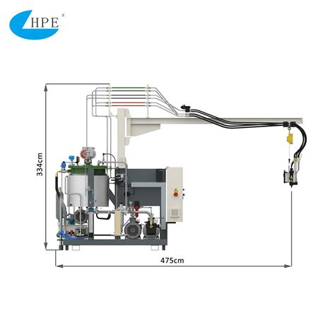 Easy To Operate PUR Star Compact PU Foam Making PUR Foaming Machine