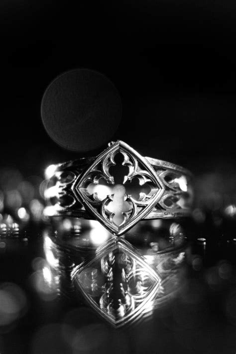 Sterling Silver Gothic Ring, Handmade Medieval Jewelry, Ancient Cross ...