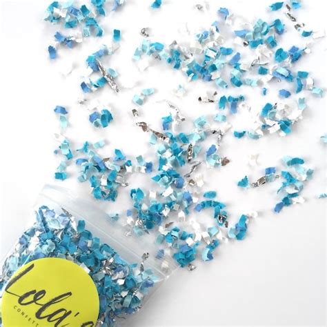 Blue Confetti - Etsy