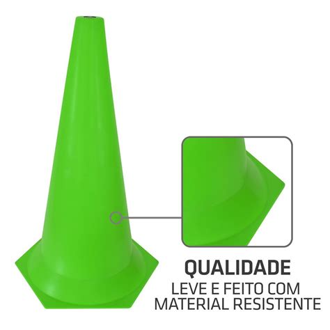 Cone De Marcação De Plástico Muvin 50cm Em Promoção Centauro